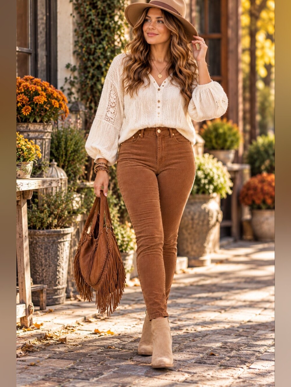 FRAME Le High Skinny Butterscotch Brown Corduroy Jeans